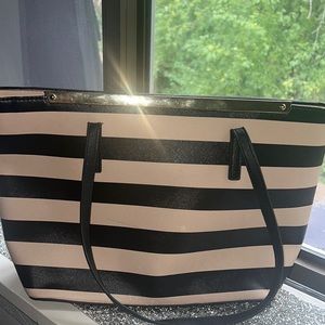 Brand New Aldo Nude and Black Striped